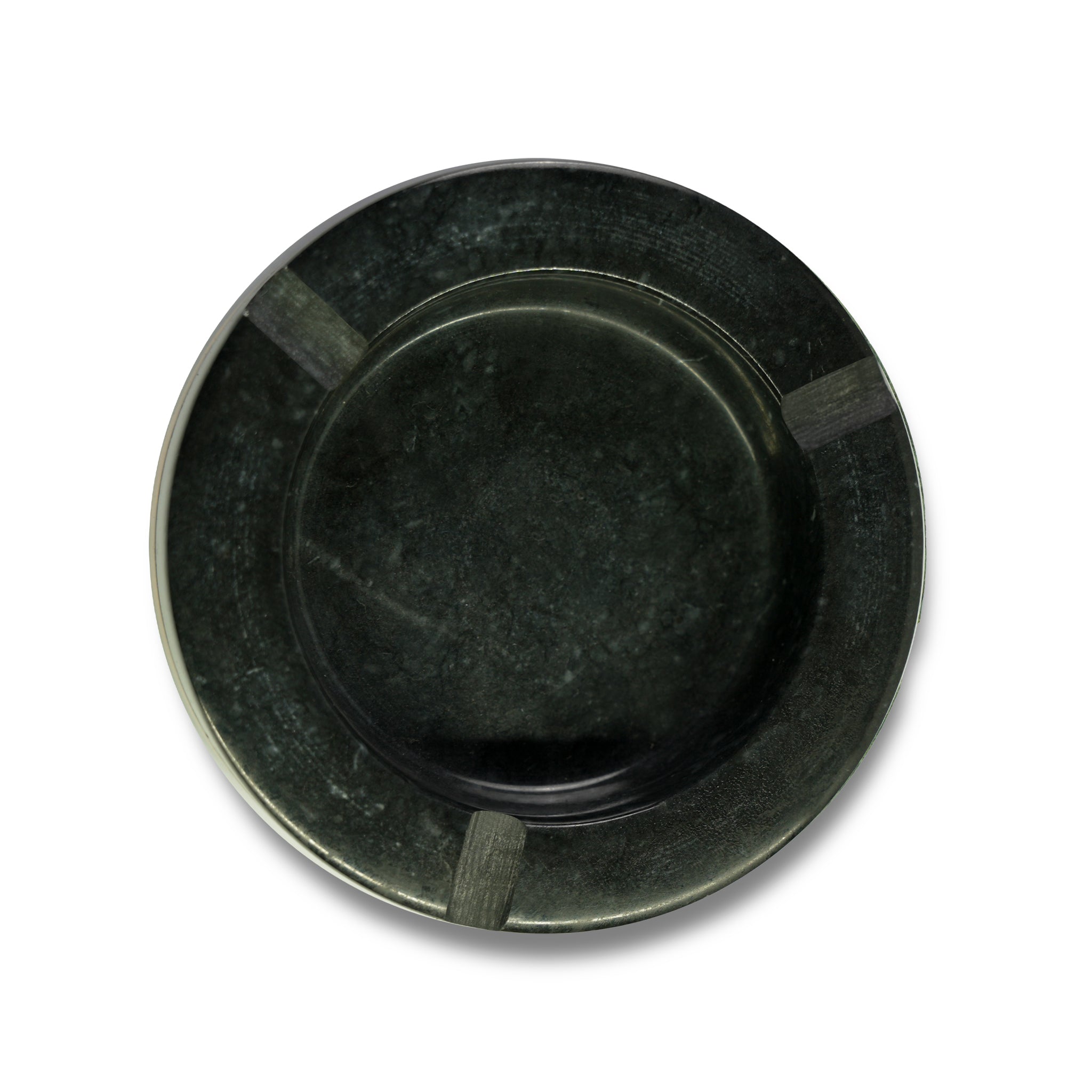 GILDED MIDNIGHT MARBLE ASHTRAY