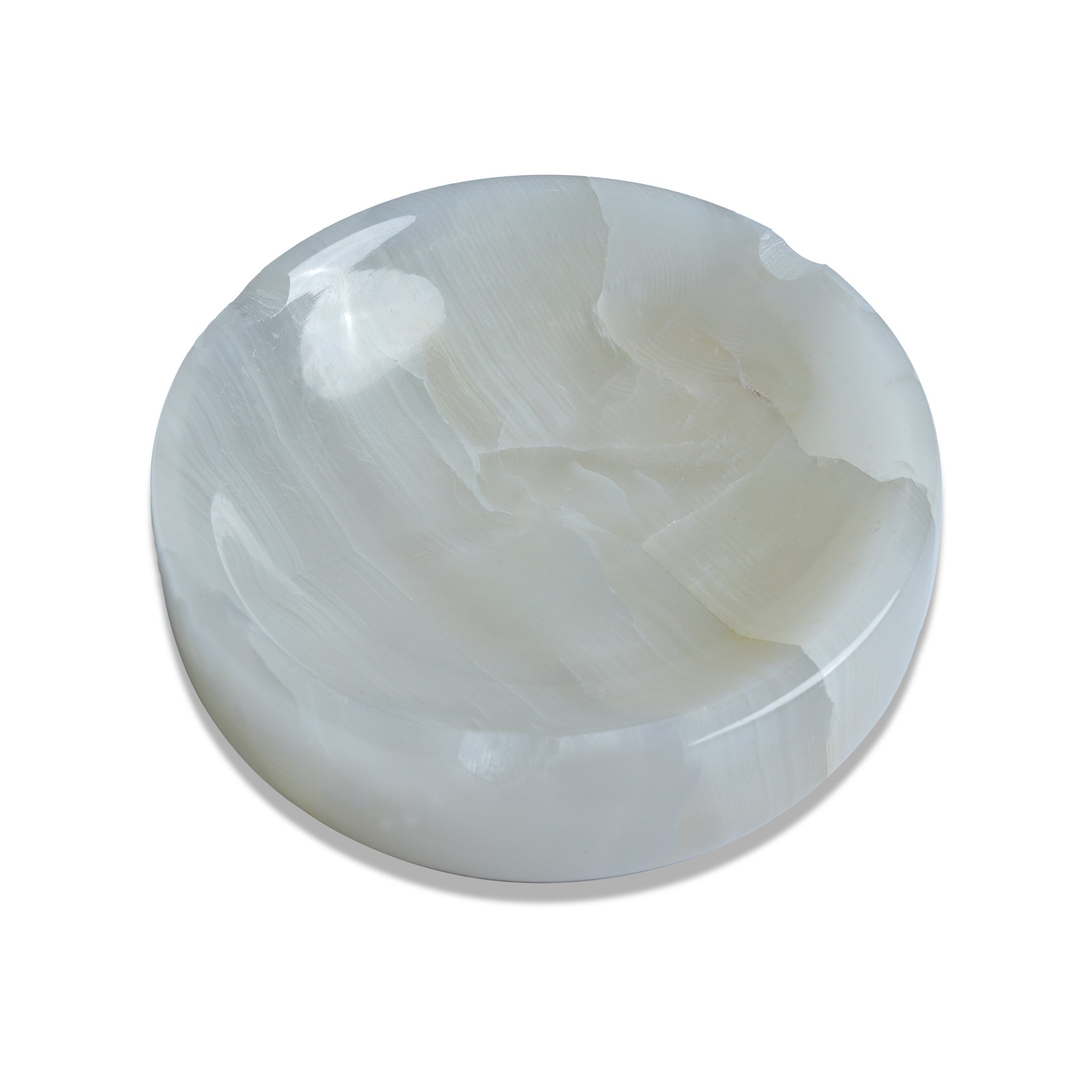 ARIA WHITE ONYX ASHTRAY