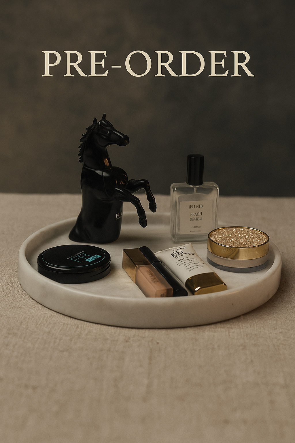 LUXURY ROUND MARBLE TRAY