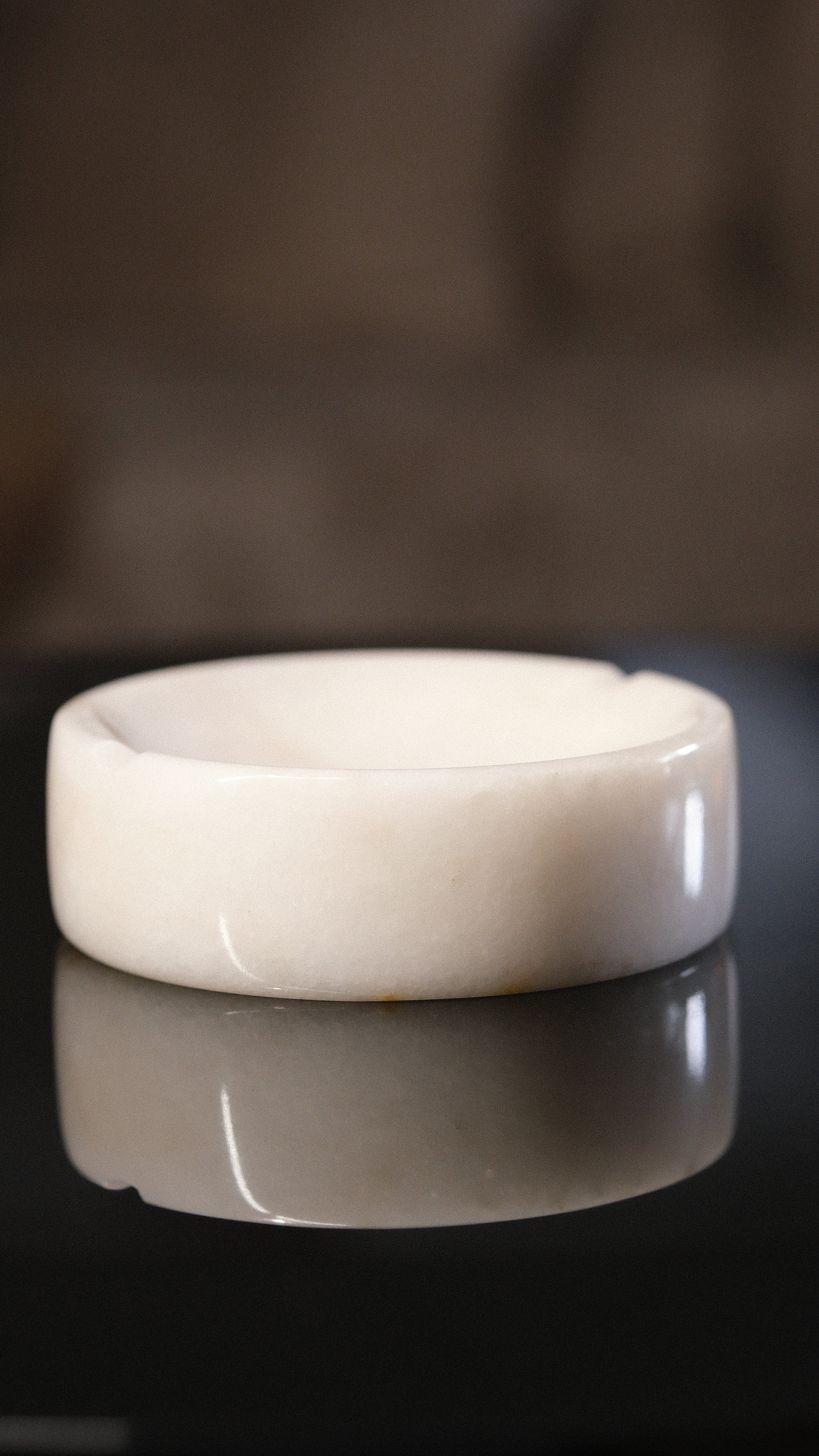 ALBA CREST MARBLE ASHTRAY