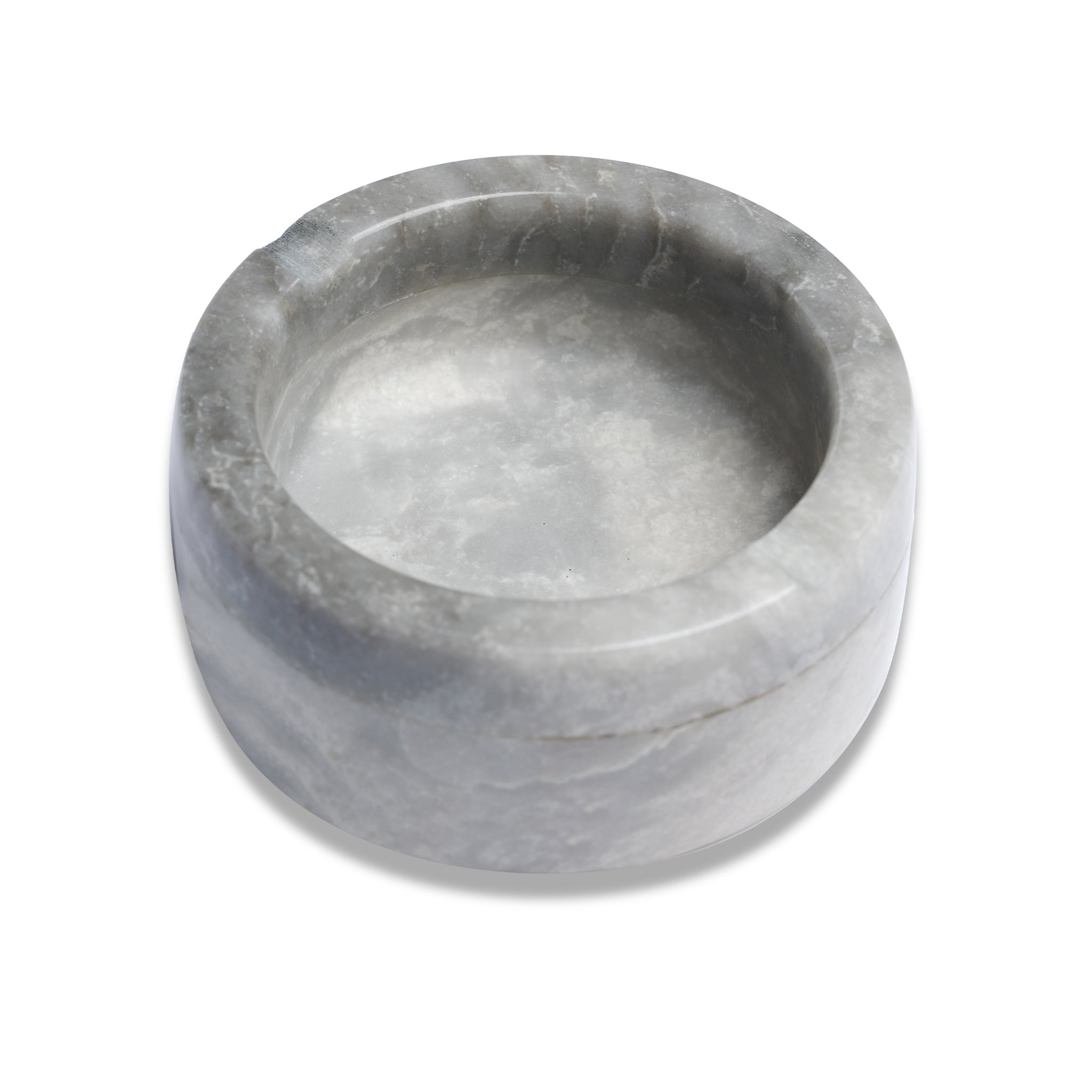 SILVER DRIFT MARBLE ASHTRAY